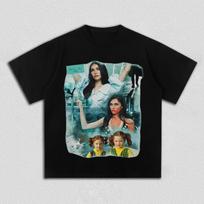 Madison Beer The Locket Tour Graphic T-Shirt Pop Star Collage Casual Cotton Streetwear Fan Merch Top S įvairiaspalvis
