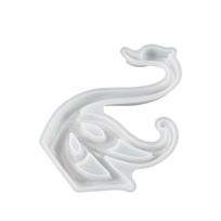 1PC Crystal Epoxy DIY Resin Aromatherapy Gypsum Abrasive Tool Swan Left and Right Ornaments Table Silicone Mold