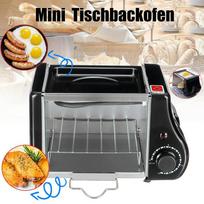 220V 50Hz 220W Mini Multifunctional Oven Household Electric Oven Timing Baking Dried Fruit Barbecue Bread Pizza Baking Kitchen Machine