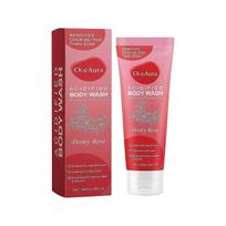 Deep Cleansing Body Wash with Rose Oil & Mandelic Acid  Moisturizing, Exfoliating, Acne-Reducing, Refreshing Shower Gel for Soft, Glowing Skin