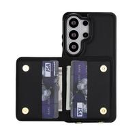 Crossbody Cards Solt Wallet Leather Case For Samsung Galaxy S26 Ultra S25 Edge S24 Plus A16 A26 A36 A56 RFID Bag Lanyard Cover Samsung Galaxy S21 juoda
