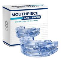 Anti-Snoring Mouthpiece Mandibular Advancement Device, Adjustable, BPA-Free, Compact, Effective Snoring Solution for Peaceful Sleep mėlyna