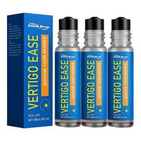 3X Vertigo Ease Roller 10ml Herbal Essence Roll-On for Dizziness Relief Portable Essential Oil