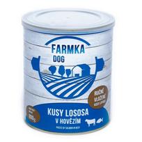 FARMKA dog su lašiša skardine 800 g, 8 vnt.