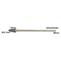 Prailginta freza kietmetalio F išgaubta užapvalinta Ø12.7 x 25mm GF612256180