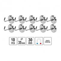 Magnetinių kabliukų rinkinys 10vnt YT08690
