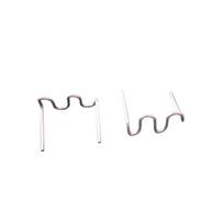 Plastiko suvirinimo kabės banguotos 0.8mm (100vnt) DHSTAPLES1