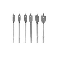 Plunksninių grąžtų rinkinys medžiui (6vnt) 10-25mm KD10548