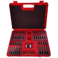 Antgalių rinkinys TORX. TORX SEC. HEX. SPLINE 54vnt. MHR04760