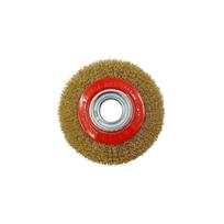 Šepetys vielinis disko tipo, plokščias, garbanotas, 300x32mm YL260300