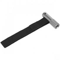 Tepalo filtro raktas su dirželiu 1/2'' Ø120mm KRKWH01