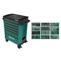 Įrankių spintelė PRO su įrankiais, su ratukais, 246vnt. ST09918