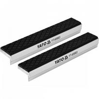 Spaustuvų lūpų apsaugos gumuotos aliuminės 2vnt 125x30x10mm YT65002