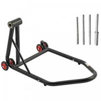 Motociklo stovas vienpusis galiniam ratui 340kg su adapteriais MHRM1102SET