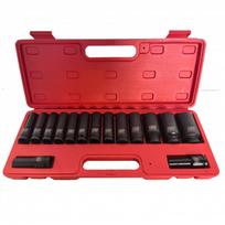 1/2- Prailgintų smūginių galvučių rinkinys 15vnt. (10-32mm) 12-kampės MHR1268015