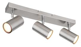 Kryptinis šviestuvas GLOBO Robby, GU10, 3 x 25W, 230V, chromo sp., 410x60x120 mm
