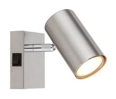 Kryptinis šviestuvas GLOBO Robby, GU10, 1 x 25W, 230V, chromo sp., 70x100x120 mm