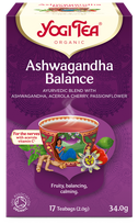 YOGI TEA Ashwagandha Balance Organic Bio arbatos maišeliai, 17 vnt.