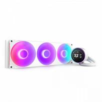 NZXT  Water cooling Kraken elite 420 RGB LCD white | RL-KR42E-W2  | 5056547204215