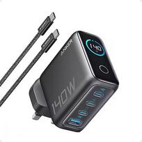 Anker Charger (140W, 4-P D 3.1) with USB-C Cable B2697GZ1