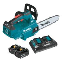 Akumuliatorinis grandininis pjūklas Makita DUC406PT2B, 27 cm