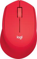 Belaidė žaidimų pelė Logitech M330 Silent Plus, bluetooth / usb / 2.4ghz, raudona sp.