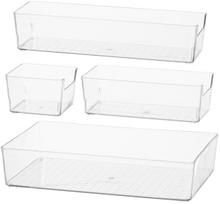 Organizatorius, daiktų saugojimo Nord Clean, skaidri sp., 30 x 10 x 6 cm