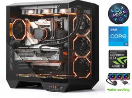 Stacionarus kompiuteris Mdata Intel Core i5-14600K, 1 TB, DDR5 64GB, SSD 1 TB, Nvidia GeForce RTX4060Ti 8GB Gaming HydroX