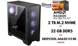 Stacionarus kompiuteris GameRoom AMD Ryzen 7 7800X3D, 2 TB, DDR5 32GB, M.2 PCIe SSD 2 TB, AMD Radeon RX 9070 XT 16GB GDDR6