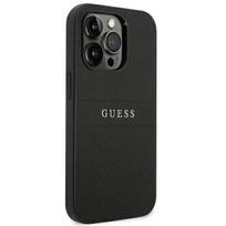 Guess GUHCP14LPSASBBK iPhone 14 Pro 6.1 black / black Saffiano Strap