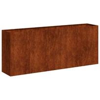 vidaXL Lovelis, rūdžių, 200x40x80cm, oro sąlygoms atsparus plienas