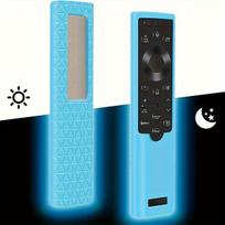 Išmaniojo (Smart TV) ir televizoriaus priedas Silikoninis nuotolinio pultelio apvalkalas,  Fluorescencinė mėlyna