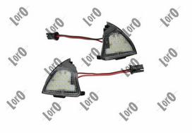 Periferinis žibintas, išorinis veidrodėlis ABAKUS L53-420-0002LED