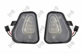 Periferinis žibintas, išorinis veidrodėlis ABAKUS L48-420-001LED