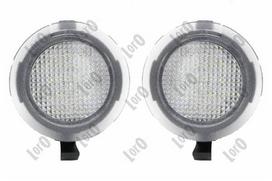 Periferinis žibintas, išorinis veidrodėlis ABAKUS L17-420-001LED