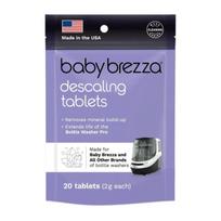 Baby Brezza Bottle Washer Pro nukalkinimo tabletės, 20 vnt.