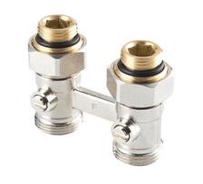 Jungiamasis ventilis Ferro LZ06YKN, rutulinis/dvigubas, radiatoriams, 3/4", 1/2"