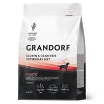 Sausas šunų maistas Grandorf Hepatic, kalakutiena, 3 kg