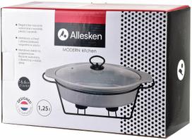 Marmitas Allesken Modern Kitchen, 1250 ml, 27.5 cm x 18.9 cm x 6.6 cm, pilka sp., akmens masė