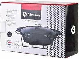 Marmitas Allesken Modern Kitchen, 1250 ml, 27.5 cm x 18.9 cm x 6.6 cm, juoda sp., akmens masė