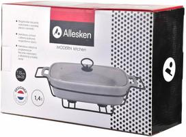 Marmitas Allesken Modern Kitchen, 1400 ml, 36 cm x 25 cm x 15 cm, pilka sp., akmens masė