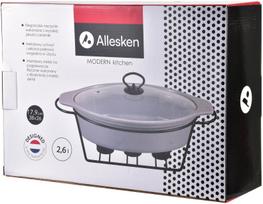 Marmitas Allesken Modern Kitchen, 2600 ml, 38 cm x 26 cm x 7.9 cm, pilka sp., akmens masė