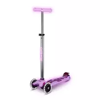 Paspirtukas Micro Maxi Deluxe Glow LED Luminous Purple