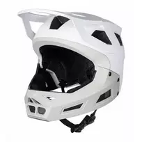 Šalmas FORCE Drop Downhill // dydis: L-XL (58-61 cm) (balta/pilka)