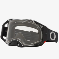 OAKLEY MX goggles Airbrake Tuff Block matt black/silver w/clear