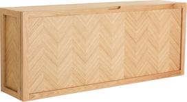 Hübsch Batų spintelė Herringbone natūralus ąžuolo spalvos 100 cm