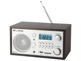 77-531# Nešiojamasis analoginis FM radijas BT Blow RA2 Retro