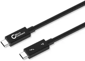 Kabelis MicroConnect Microconnect TB4010 kabelis Thunderbolt 1 m 40Gbit/s Juodas