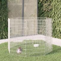 Aptvaras gyvūnams, 8 segmentai, 54x100cm, galvanizuota geležis
