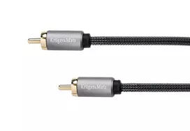 Kabelis 1RCA-1RCA 1.0 m Kruger & Matz